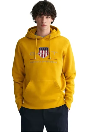 GANT Herren, Sweatshirts & Hoodies, Gelb, 2XLGröße: