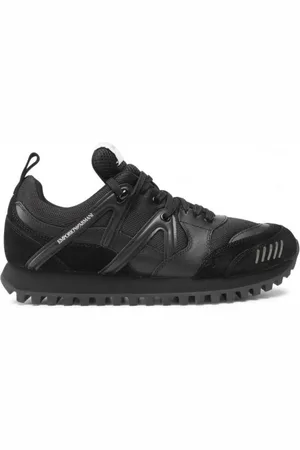Emporio Armani Herren, Schuhe, Schwarzk, 41 1/2 EUGröße:
