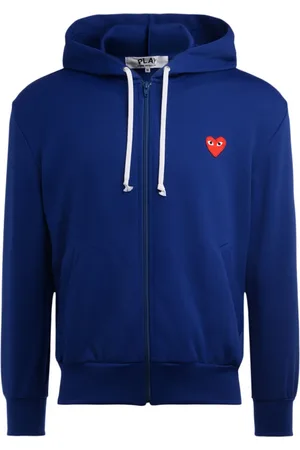 Comme des Garçons Herren, Sweatshirts & Hoodies, Blau, SGröße: