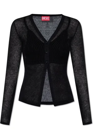 Diesel Damen, Strickwaren, Schwarzk, MGröße: