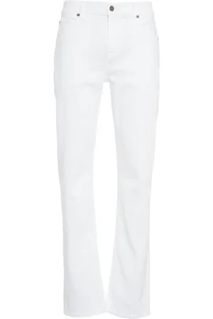 7 for all Mankind Herren, Jeans, Weiß, W33Größe: