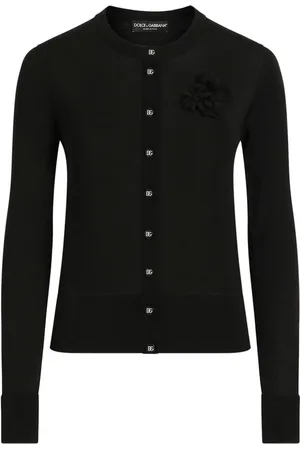 Dolce & Gabbana Damen, Strickwaren, Schwarzk, LGröße: