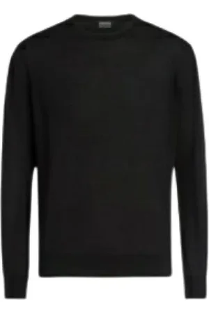 Ermenegildo Zegna Herren, Sweatshirts & Hoodies, Schwarzk, MGröße: