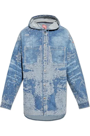 Diesel Herren, Shirts, Blau, SGröße: