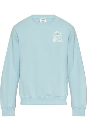 Casablanca Herren, Sweatshirts & Hoodies, Blau, XLGröße: