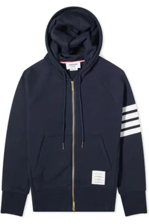 Thom Browne Herren, Sweatshirts & Hoodies, Blau, MGröße: