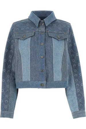 Marine Serre Damen, Jacken, Blau, 2XSGröße:
