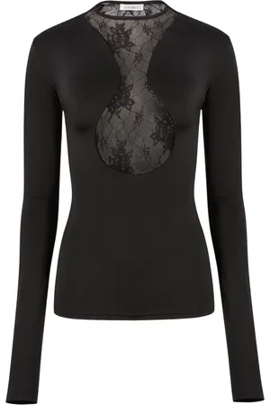 Nina Ricci Damen, Oberteile, Schwarzk, 2XLGröße: