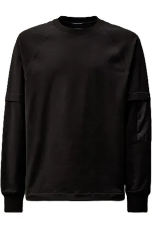 C.P. Company Herren, Sweatshirts & Hoodies, Schwarzk, LGröße: