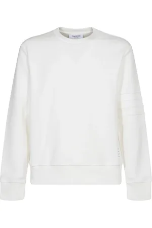 Thom Browne Herren, Sweatshirts & Hoodies, Weiß, LGröße: