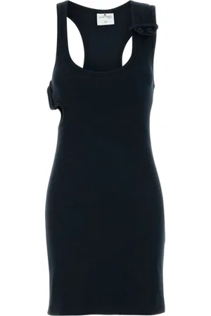Courrèges Damen, Kleider, Schwarzk, MGröße: