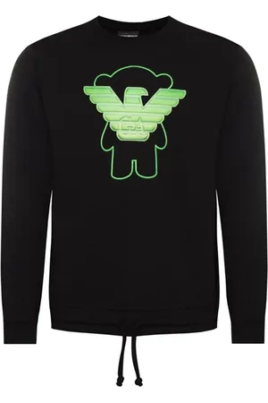 Emporio Armani Herren, Sweatshirts & Hoodies, Schwarzk, XSGröße: