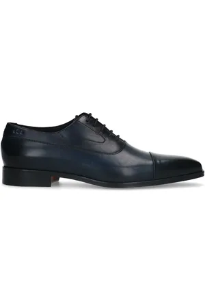 Manfield Herren, Schuhe, Blau, 45 EUGröße: