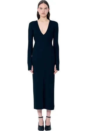 Maison Margiela Damen, Kleider, Schwarzk, MGröße: