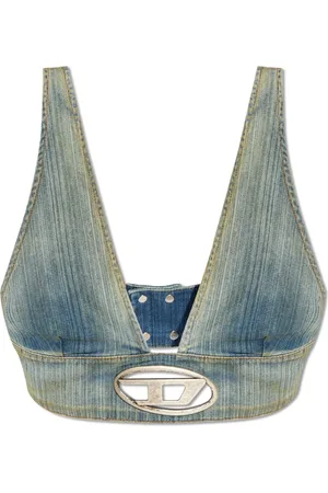 Diesel Damen, Oberteile, Blau, SGröße: