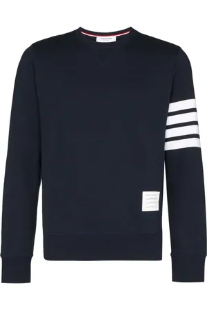 Thom Browne Herren, Sweatshirts & Hoodies, Blau, MGröße: