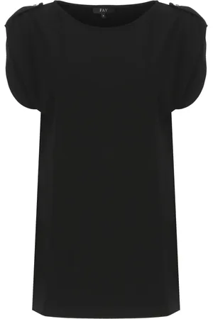 FAY Damen, Oberteile, Schwarzk, SGröße: