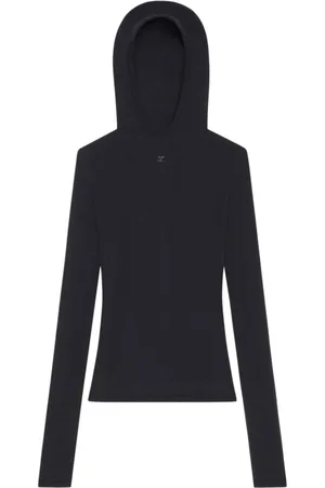Courrèges Damen, Sweatshirts & Hoodies, Schwarzk, SGröße: