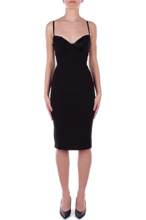 Elisabetta Franchi Damen, Kleider, Schwarzk, 2XLGröße: