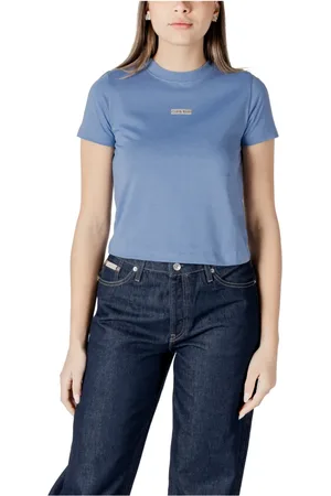 Calvin Klein Damen, Oberteile, Blau, LGröße: