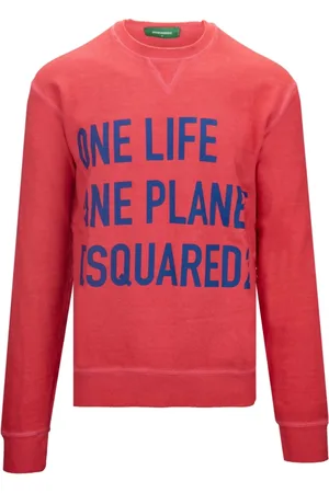 Dsquared2 Herren, Sweatshirts & Hoodies, Rot, XLGröße: