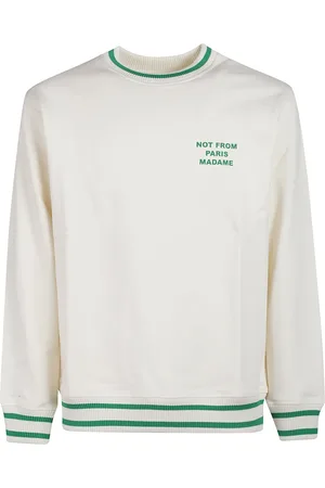 Drôle de Monsieur Herren, Sweatshirts & Hoodies, Weiß, LGröße: