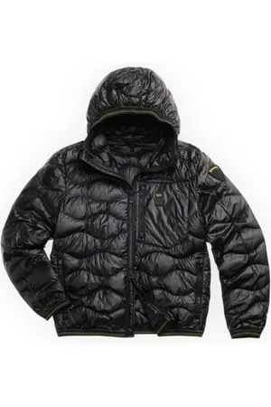 Blauer Herren, Jacken, Schwarzk, 2XLGröße: