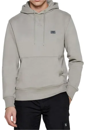 Calvin Klein Herren, Sweatshirts & Hoodies, Grau, XLGröße: