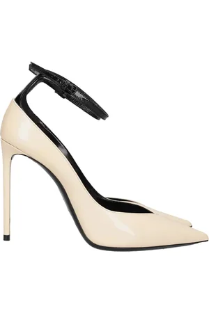 Saint Laurent Damen, Schuhe, Weiß, 35 1/2 EUGröße: