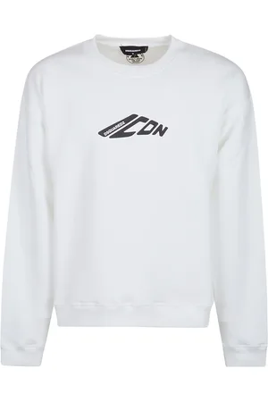 Dsquared2 Herren, Sweatshirts & Hoodies, Weiß, MGröße: