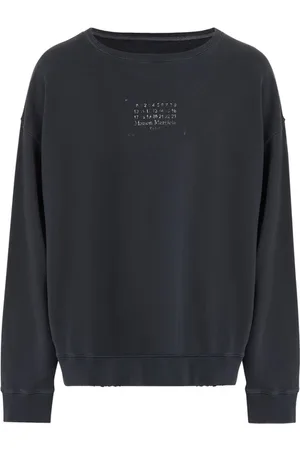 Maison Margiela Herren, Sweatshirts & Hoodies, Schwarzk, LGröße: