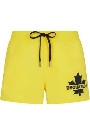 Dsquared2 Herren, Bademode, Gelb, SGröße:
