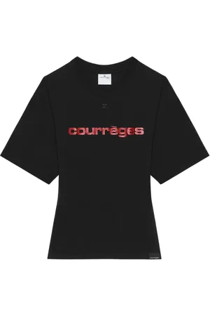 Courrèges Damen, Oberteile, Schwarzk, MGröße: