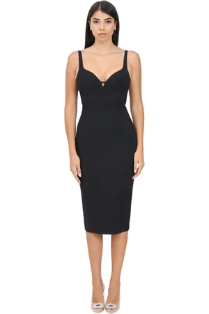 Elisabetta Franchi Damen, Kleider, Schwarzk, SGröße: