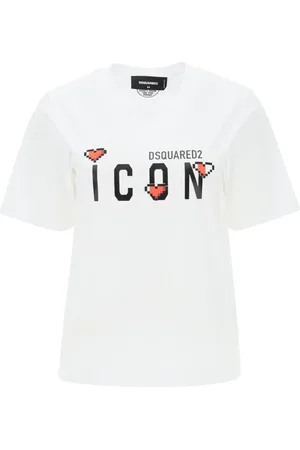 Dsquared2 Damen, Oberteile, Weiß, MGröße: