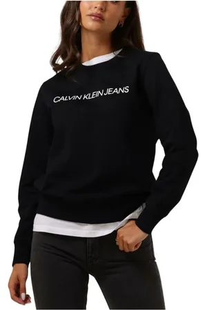 Calvin Klein Damen, Sweatshirts & Hoodies, Schwarzk, XSGröße: