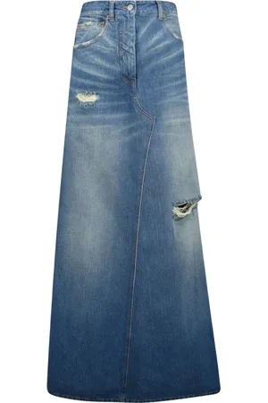 Maison Margiela Damen, Röcke, Blau, SGröße: