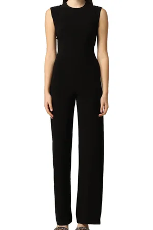 Norma Kamali Damen, Jumpsuits & Playsuits, Schwarzk, LGröße:
