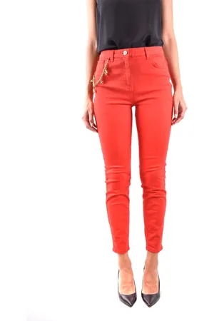 Elisabetta Franchi Damen, Jeans, Rot, W30Größe: