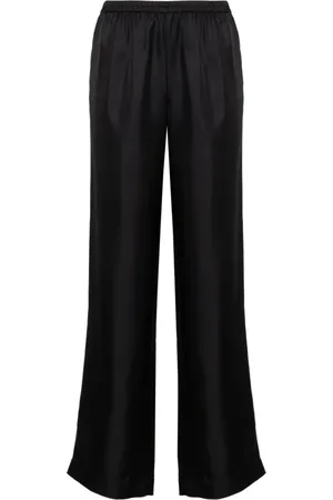 Loulou Studio Damen, Hosen, Schwarzk, LGröße: