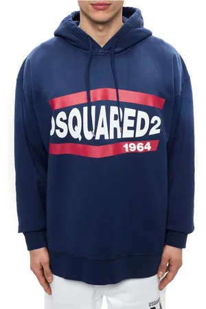 Dsquared2 Herren, Sweatshirts & Hoodies, Blau, MGröße: