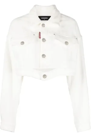 Dsquared2 Damen, Jacken, Weiß, SGröße: