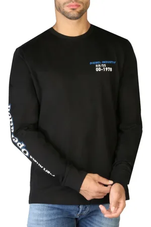 Diesel Herren, Sweatshirts & Hoodies, Schwarzk, XSGröße: