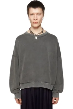 Acne Studios Herren, Sweatshirts & Hoodies, Grau, 2XSGröße: