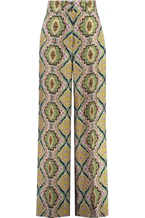 Etro Damen, Hosen, Grün, MGröße: