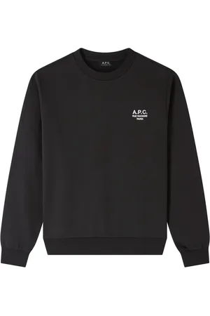 A.P.C. Herren, Sweatshirts & Hoodies, Schwarzk, SGröße: