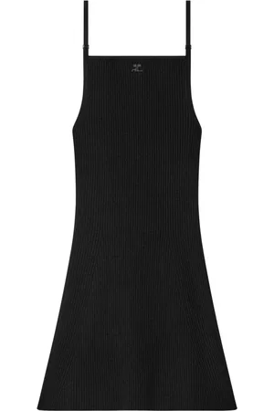Courrèges Damen, Kleider, Schwarzk, SGröße: