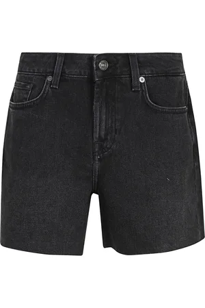 7 for all Mankind Damen, Shorts, Schwarzk, W24Größe: