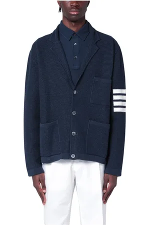 Thom Browne Herren, Strickwaren, Blau, 2XLGröße: