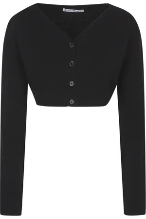 Acne Studios Damen, Strickwaren, Schwarzk, MGröße:
